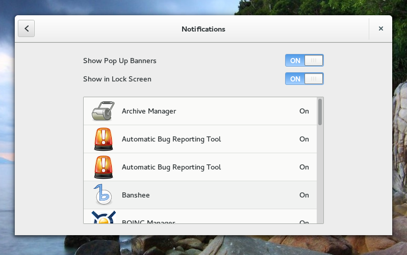 Notification Settings