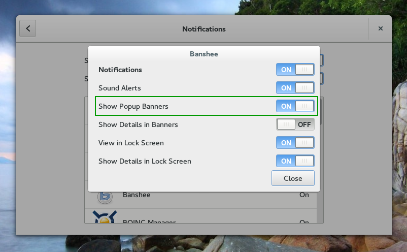 Banshee with Pop-Ups